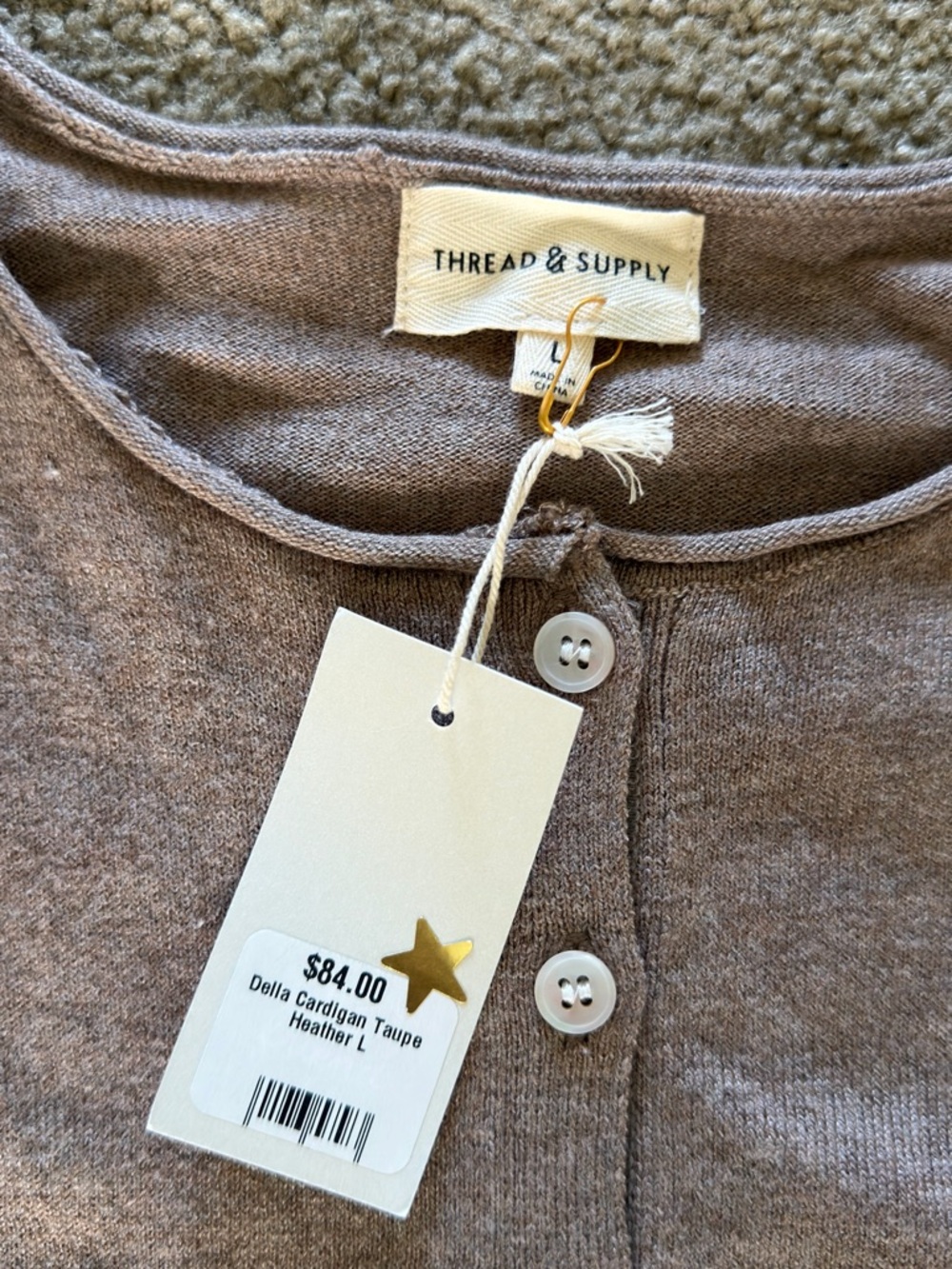 Thread & Supply Button Up Cardigan - Picture 2 of 4